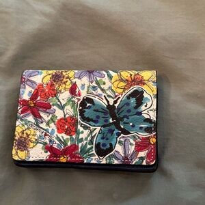 Colorful Floral and Butterfly Walletbrightin mini wallet